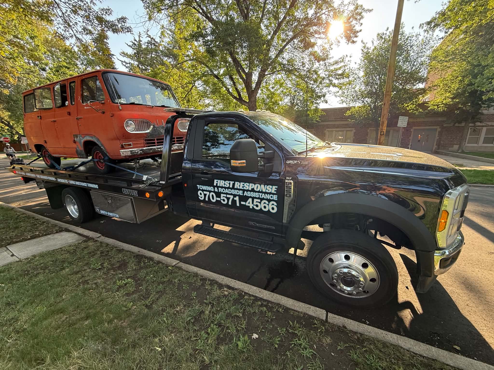 There’s just something special about hauling a piece of Ford history.